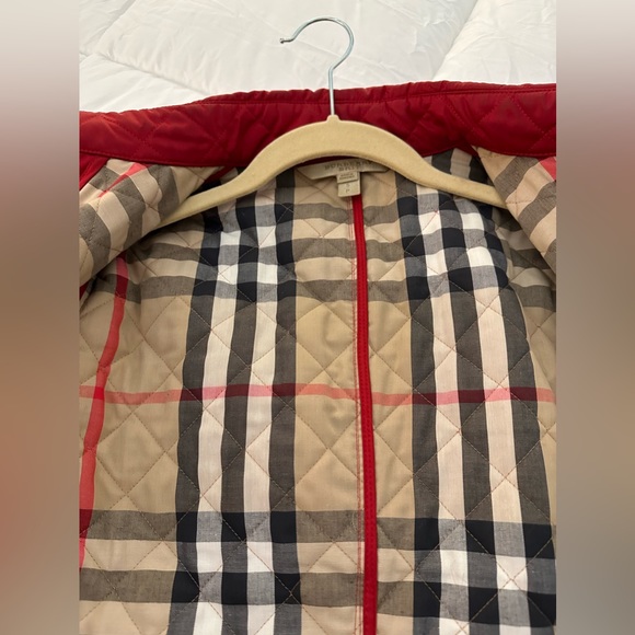 Burberry Red Quilted Jacket - Picture 16 of 16